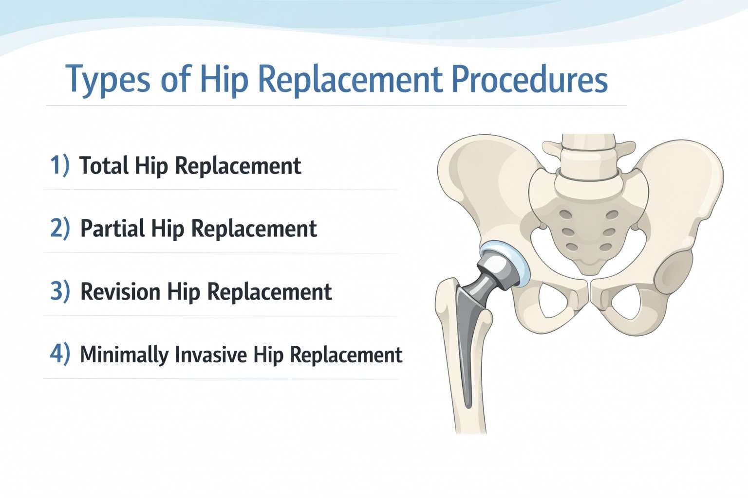 Types of Hip Replacement Procedures