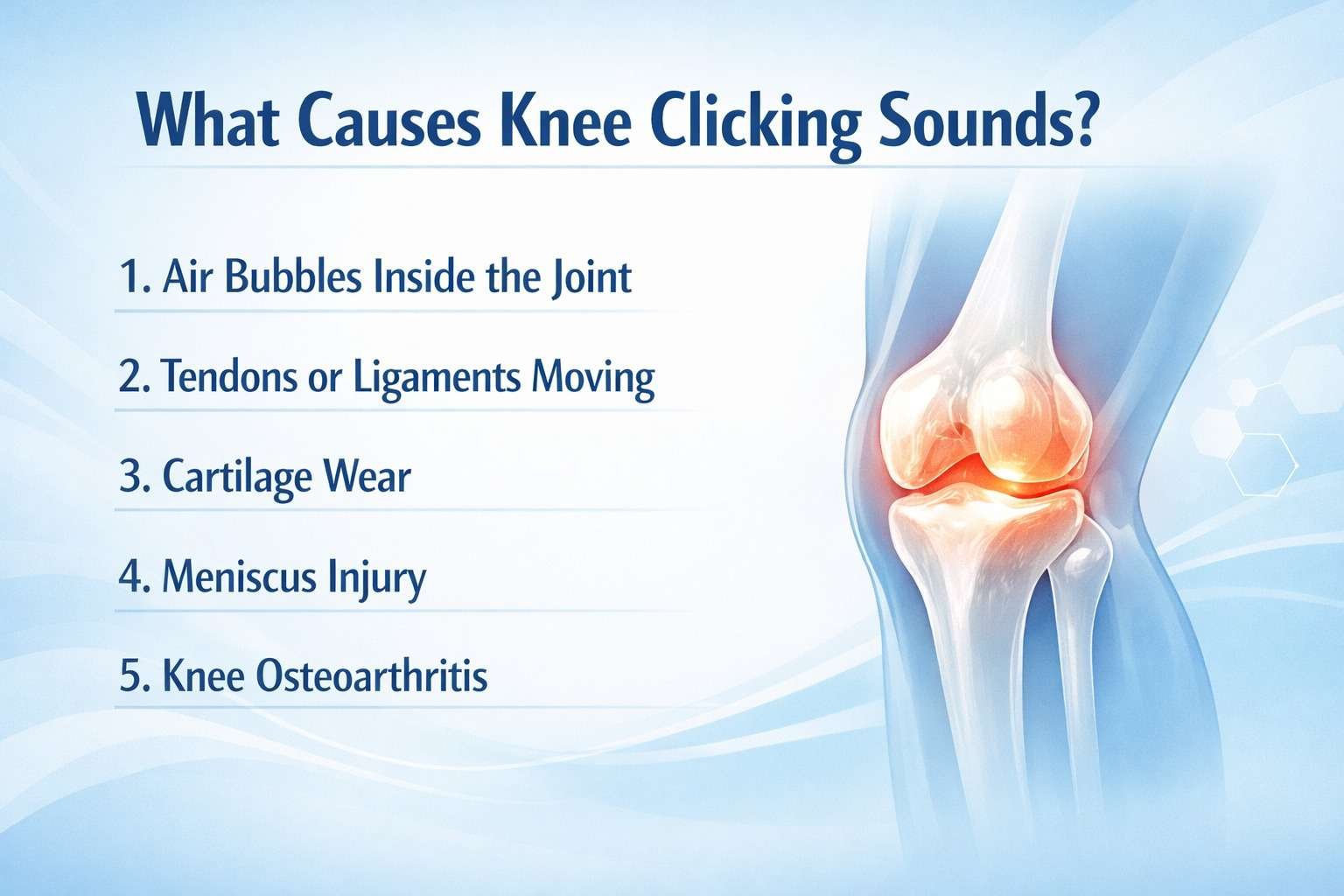 What Causes Knee Clicking Sounds?