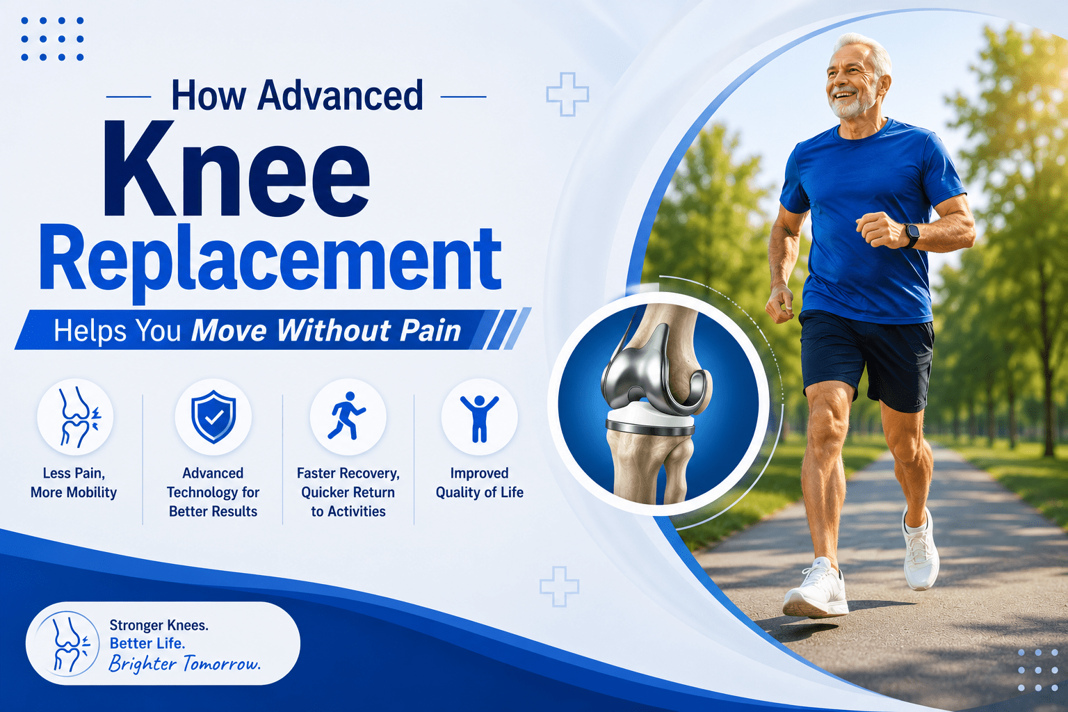 How Advanced Knee Replacement Helps You Move Without Pain